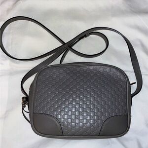 Gucci Guccissima Grey Camera Bag